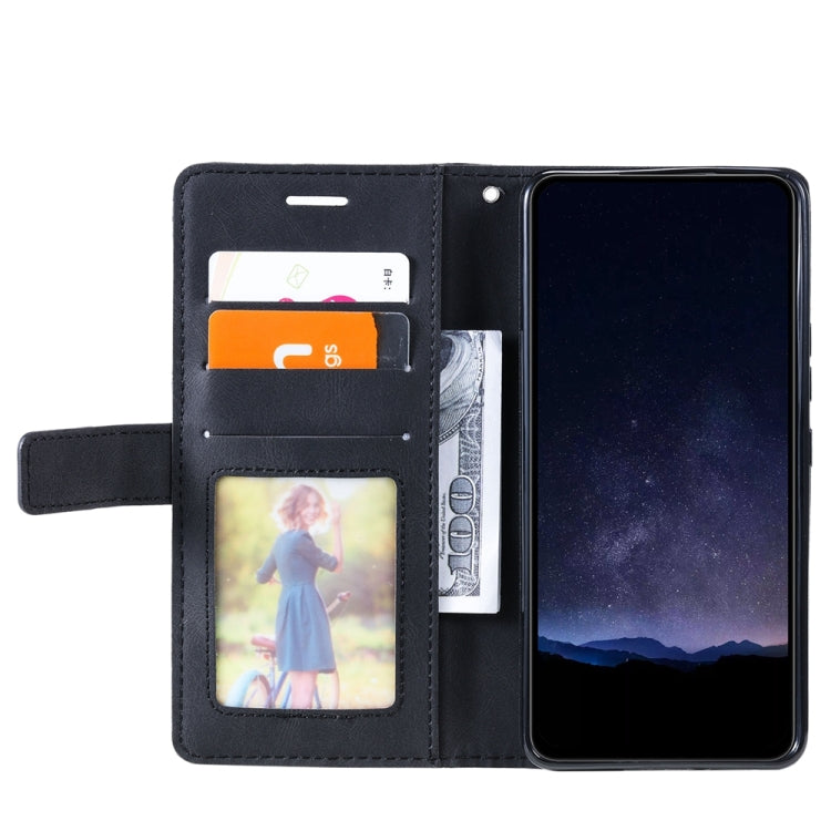 For Samsung Galaxy S25 Ultra 5G Skin Feel Splicing Leather Phone Case(Black)