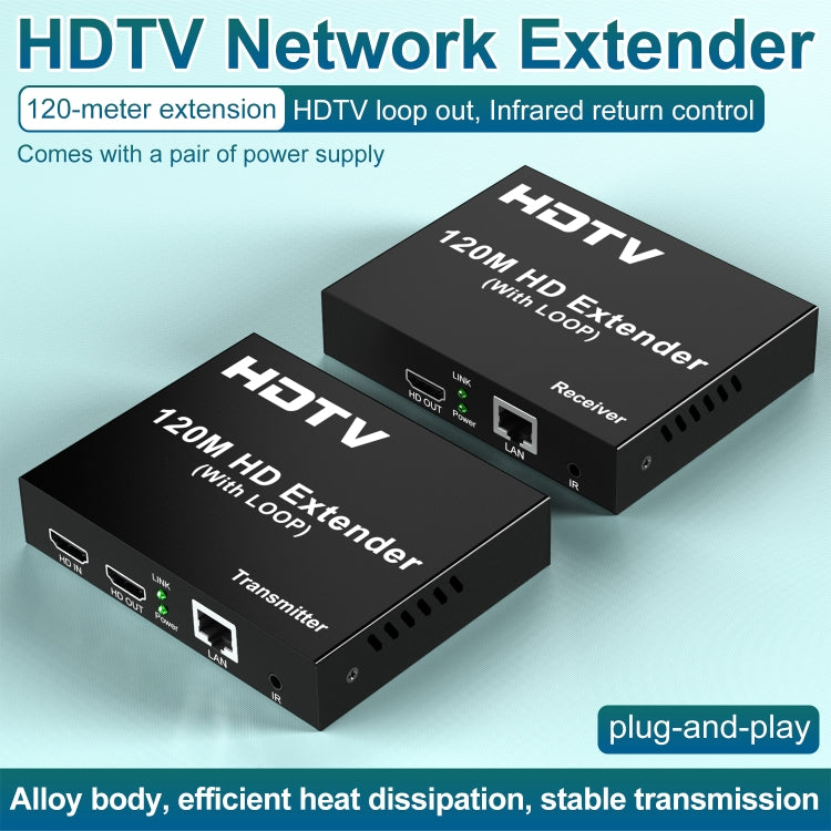 120m HDTV Network Extender(UK Plug)