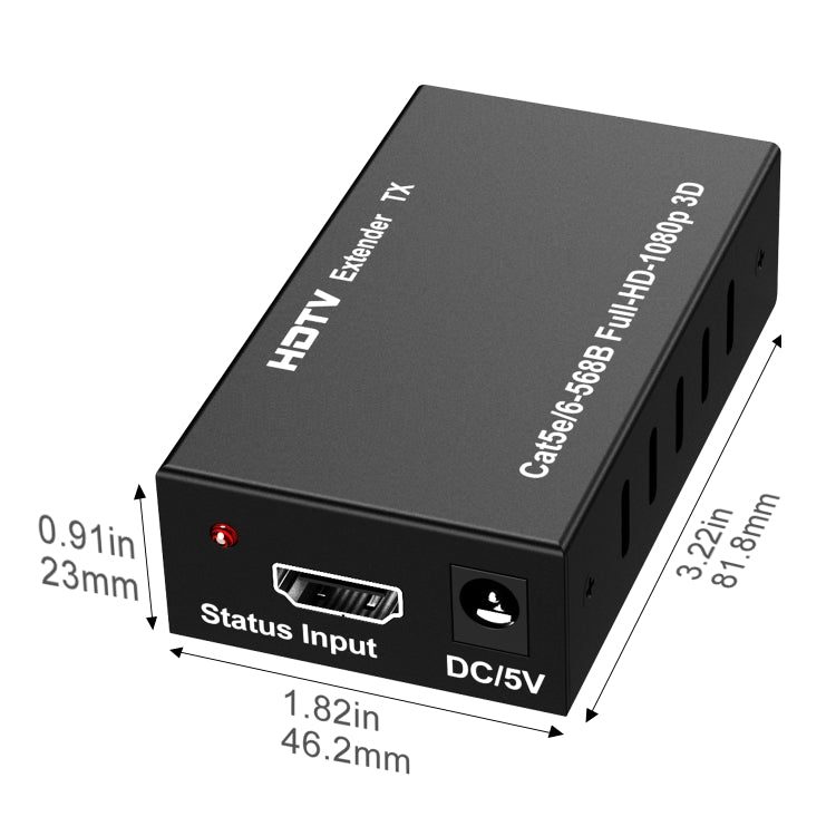 60m HDTV RJ45 Network Cable Extender, Plug:EU Plug