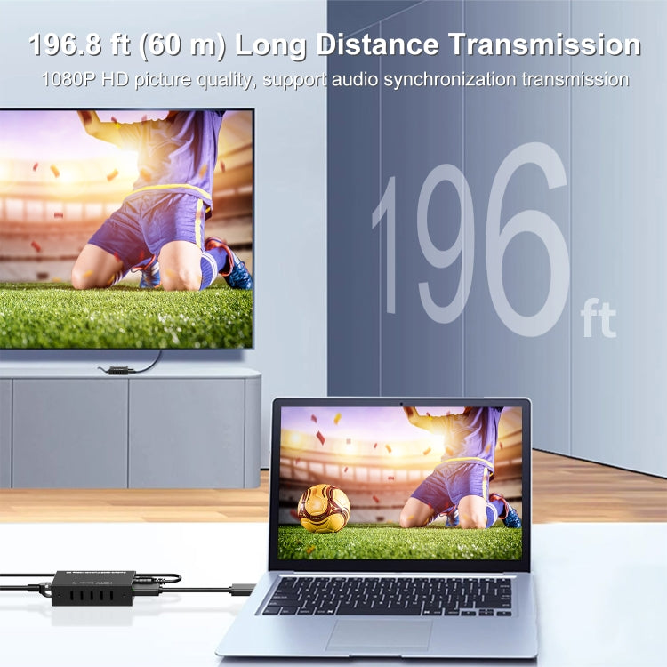 60m HDTV RJ45 Network Cable Extender, Plug:EU Plug