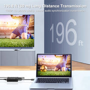 60m HDTV RJ45 Network Cable Extender, Plug:EU Plug