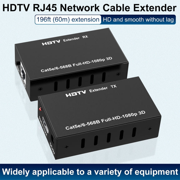 60m HDTV RJ45 Network Cable Extender, Plug:US Plug