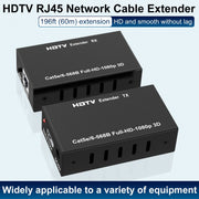 60m HDTV RJ45 Network Cable Extender, Plug:UK Plug