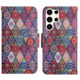 For Samsung Galaxy S25 Ultra 5G Colored Drawing Pattern Leather Phone Case(Diamond Kaleidoscope) - free shipping - PMC Jewellery - Order now!