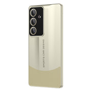 For Samsung Galaxy S25+ 5G Vegetarian Leather Series Skin Feel Full Coverage Phone Case(Gold)