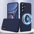 For Samsung Galaxy S25+ 5G Shockproof Silicone Magsafe Phone Case(Navy Blue) - Galaxy S25+ 5G Cases by PMC Jewellery | Online Shopping South Africa | PMC Jewellery | Buy Now Pay Later Mobicred