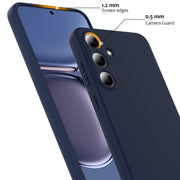 For Samsung Galaxy S25+ 5G Shockproof Silicone Magsafe Phone Case(Navy Blue)