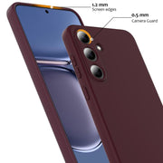 For Samsung Galaxy S25+ 5G Shockproof Silicone Magsafe Phone Case(Plum Color)