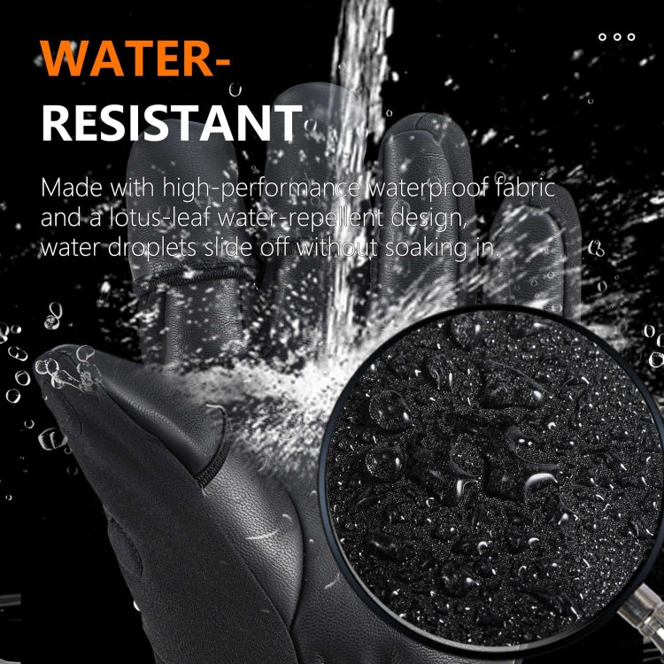 STARTRC Universal Drone Remote Control Photography Gloves Winter Warm Gloves, Size:XL(Black)