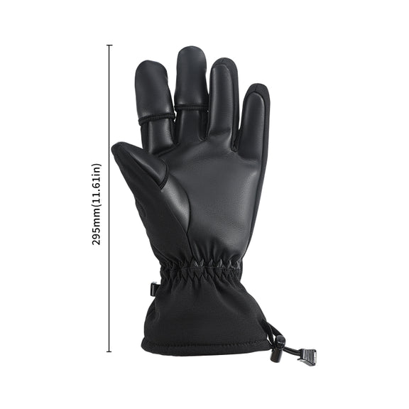 STARTRC Universal Drone Remote Control Photography Gloves Winter Warm Gloves, Size:XL(Black)