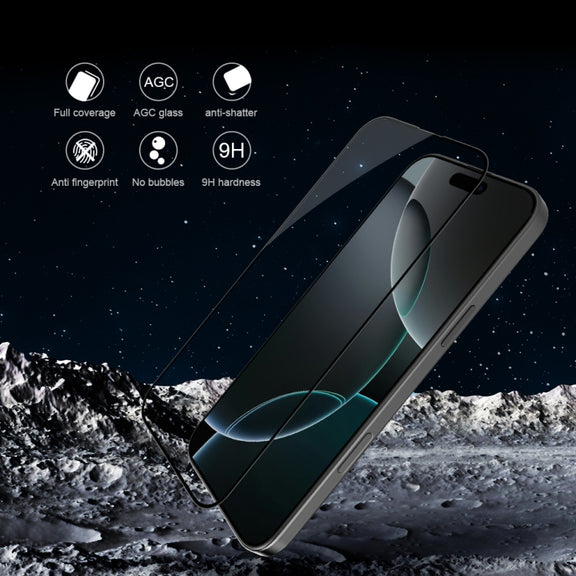 For iPhone 16 Pro Max NILLKIN 3D CP+MAX Anti-Explosion Full Coverage Tempered Glass Film
