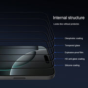 For iPhone 16 Pro Max NILLKIN 3D CP+MAX Anti-Explosion Full Coverage Tempered Glass Film