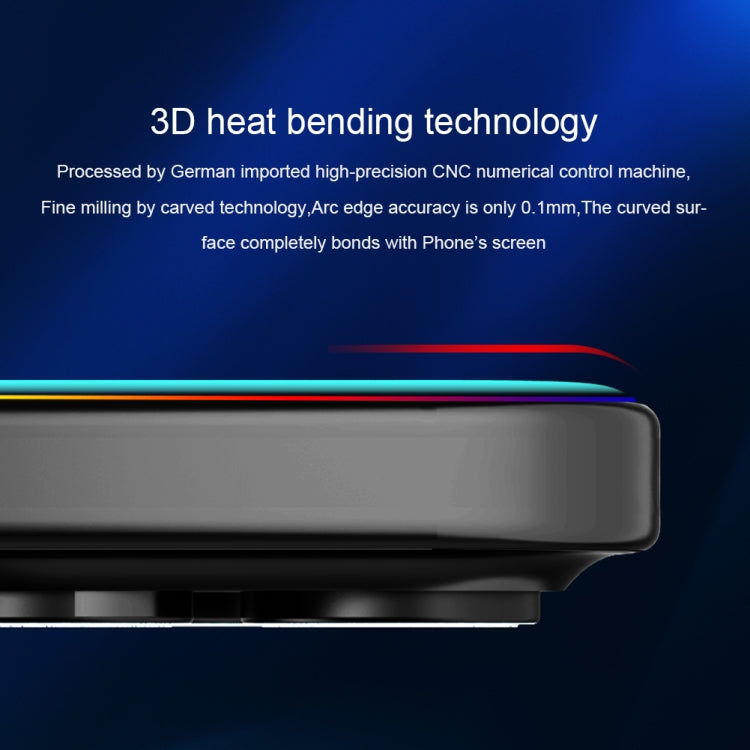 For iPhone 16 Pro NILLKIN 3D CP+MAX Anti-Explosion Full Coverage Tempered Glass Film