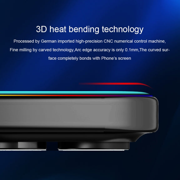 For iPhone 16 Plus NILLKIN 3D CP+MAX Anti-Explosion Full Coverage Tempered Glass Film
