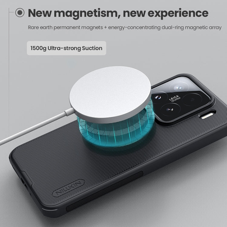 For Xiaomi 15 NILLKIN Frosted Shield Pro Magnetic Phone Case(Black)