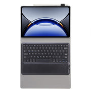 For OPPO Pad 3 12.1inch OP15 TPU Ultra-thin Detachable Bluetooth Keyboard Leather Case(Black)