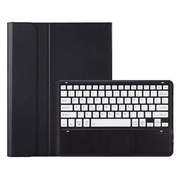 For OPPO Pad 3 12.1inch OP15 TPU Ultra-thin Detachable Bluetooth Keyboard Leather Case(Black + White)