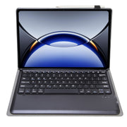 For OPPO Pad 3 12.1inch OP15-A TPU Ultra-thin Detachable Bluetooth Keyboard Leather Case with Touchpad(Black)