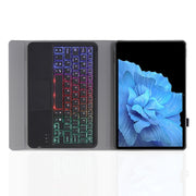 For vivo Pad 11 inch AV11-AS TPU Ultra-thin Detachable Backlight Bluetooth Keyboard Leather Case with Touchpad(Black)