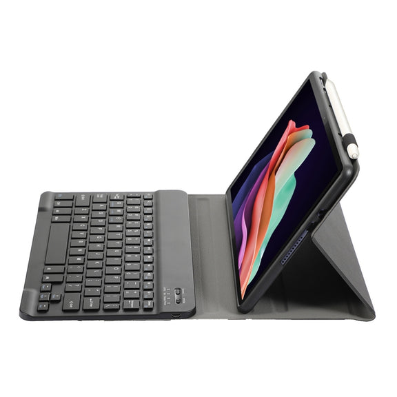 For Huawei MatePad SE 10.4 AH13 Ultra-thin Detachable Bluetooth Keyboard Leather Tablet Case(Black)