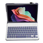 For Huawei MatePad SE 10.4 AH13 Ultra-thin Detachable Bluetooth Keyboard Leather Tablet Case(Lavender White)