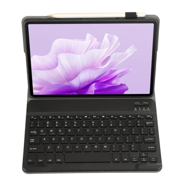 For Huawei MatePad 11.5 S 2024 AH20 Ultra-thin Detachable Bluetooth Keyboard Leather Tablet Case(Black)