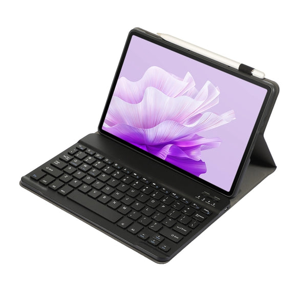 For Huawei MatePad 11.5 S 2024 AH20 Ultra-thin Detachable Bluetooth Keyboard Leather Tablet Case(Black)