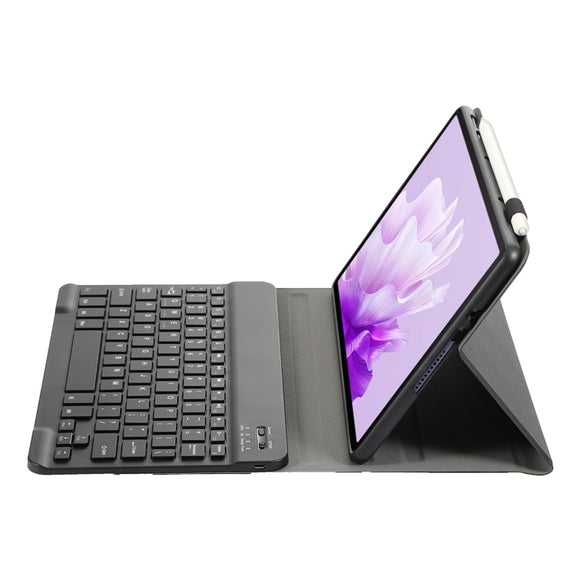 For Huawei MatePad 11.5 S 2024 AH20 Ultra-thin Detachable Bluetooth Keyboard Leather Tablet Case(Black)