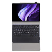 For vivo Pad3 12.1 inch AV10 TPU Ultra-thin Detachable Bluetooth Keyboard Leather Case(Black)