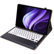 For vivo Pad3 12.1 inch AV10 TPU Ultra-thin Detachable Bluetooth Keyboard Leather Case(Black + White)