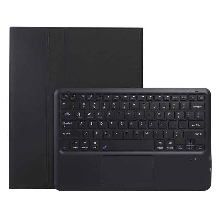 For vivo Pad3 12.1 inch AV10-A TPU Ultra-thin Detachable Bluetooth Keyboard Leather Case with Touchpad(Black)