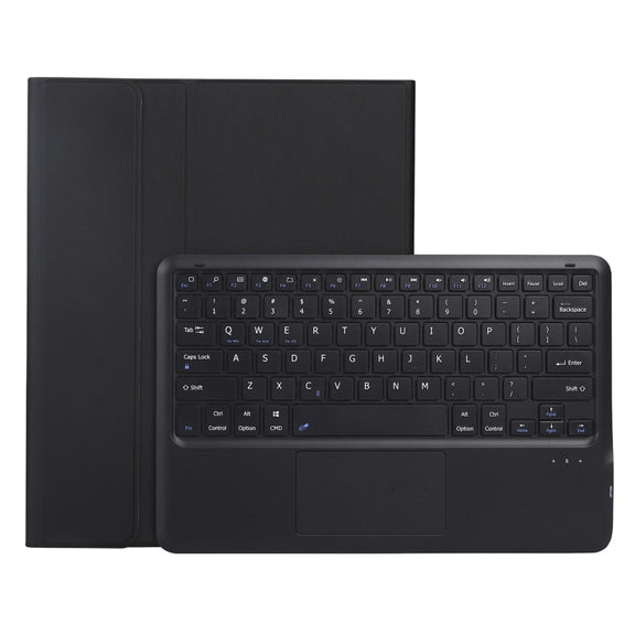 For vivo Pad3 12.1 inch AV10-A TPU Ultra-thin Detachable Bluetooth Keyboard Leather Case with Touchpad(Black)
