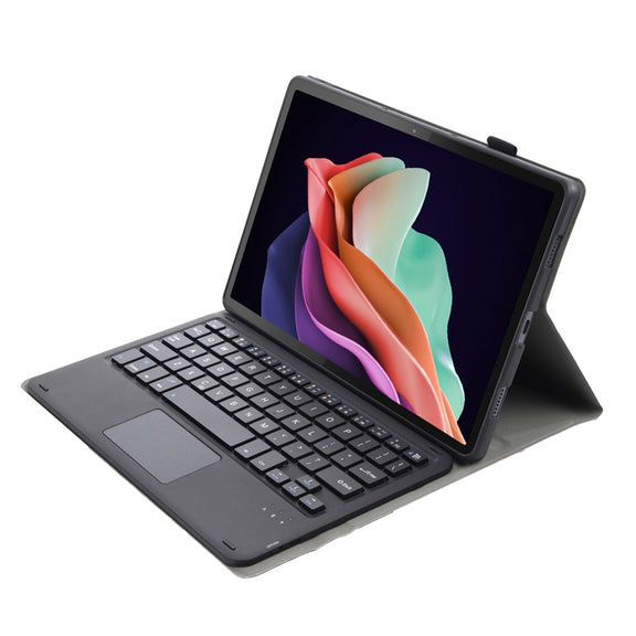 For Huawei MatePad SE 10.4 AH13-A Ultra-thin Detachable Bluetooth Keyboard Leather Tablet Case with Touchpad(Black)