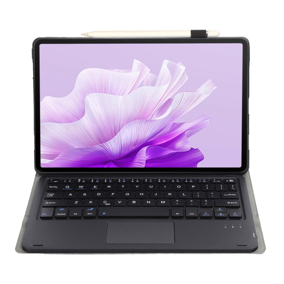 For Honor Pad X9 / X8 Pro 11.5 AH15-A Ultra-thin Detachable Bluetooth Keyboard Leather Tablet Case with Touchpad(Black)