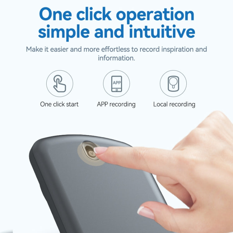 A1A Strong Magnetic Mobile Call Voice Recorder APP Recording Version, Memory:8GB(Black)