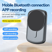 A1A Strong Magnetic Mobile Call Voice Recorder APP Recording Version, Memory:128GB(Black)