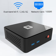 Jumper N100 II Mini PC, Intel 12th Generation Alder Lake-N N100 Quad-core 3.4GHz, RAM: 8GB, ROM: 256GB, Support HDMI(US Plug)