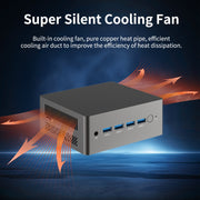 Jumper N305 Mini PC, Intel Alder Lake-N N305 Octa-core 3.8GHz, RAM: 16GB, ROM: 512GB(US Plug)