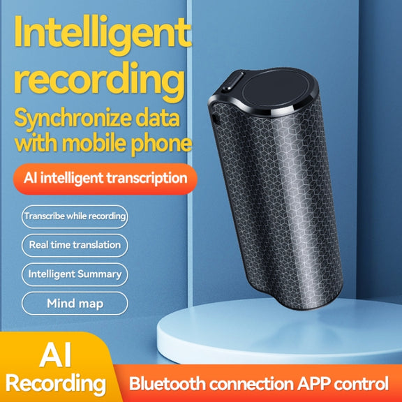 Q70A Magnetic Noise Reduction Voice Recording Pen Support APP Control, Memory:8GB(Black)