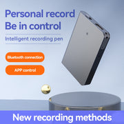 Q61A Ultra-thin HD Noise Reduction Voice Recording Pen Support APP Control, Memory:32GB(Black)