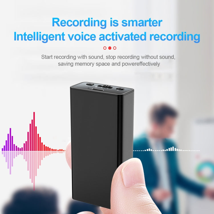 Q65 Long-lasting Magnetic Intelligent Voice Recording Pen, Memory:32GB(Black)