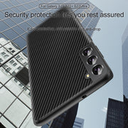 For Samsung Galaxy S25 5G Carbon Fiber Texture Printing Phone Case(Black)