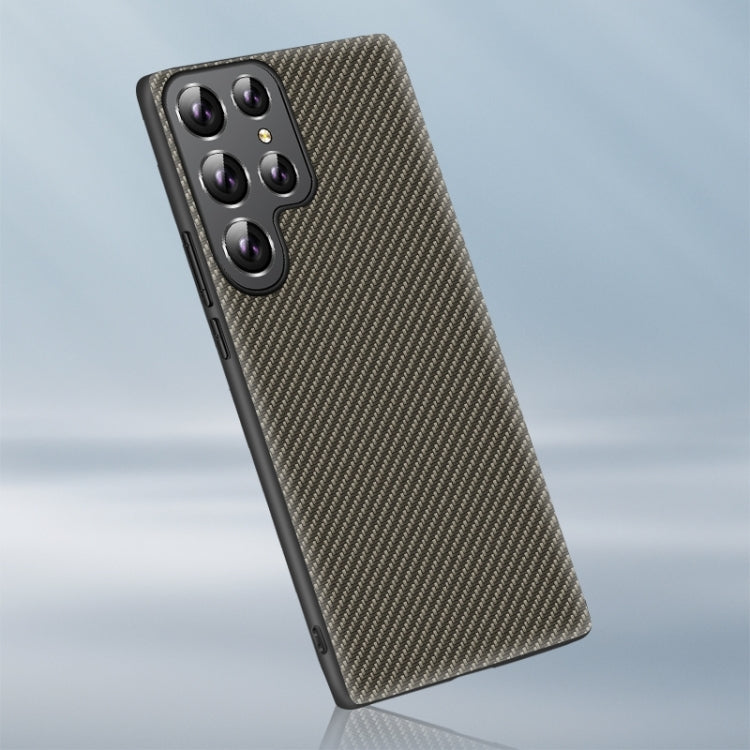 For Samsung Galaxy S25 5G Carbon Fiber Texture Printing Phone Case(Black)