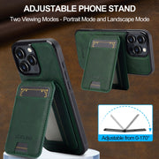 For iPhone 16 Pro Max LC.IMEEKE L3 Series Detachable RFID Card Bag Magsafe Phone Case(Green)
