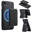 For iPhone SE 2024 LC.IMEEKE L3 Series Detachable RFID Card Bag Magsafe Phone Case(Black) - free shipping - PMC TechLife - Order now!
