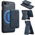 For iPhone 16e LC.IMEEKE L3 Series Detachable RFID Card Bag Magsafe Phone Case(Blue) - free shipping - PMC TechLife - Order now!