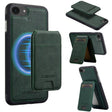 For iPhone SE 2024 LC.IMEEKE L3 Series Detachable RFID Card Bag Magsafe Phone Case(Green) - free shipping - PMC TechLife - Order now!