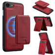 For iPhone 16e LC.IMEEKE L3 Series Detachable RFID Card Bag Magsafe Phone Case(Red) - iPhone 16e Cases by LC.IMEEKE | Online Shopping South Africa | PMC TechLife | Buy Now Pay Later Mobicred