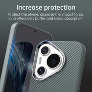 For Huawei Pura 70 Carbon Fiber Series IMD Phone Case(Grey)
