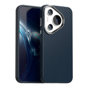 For Huawei Pura 70 Carbon Fiber Series IMD Phone Case(Blue)